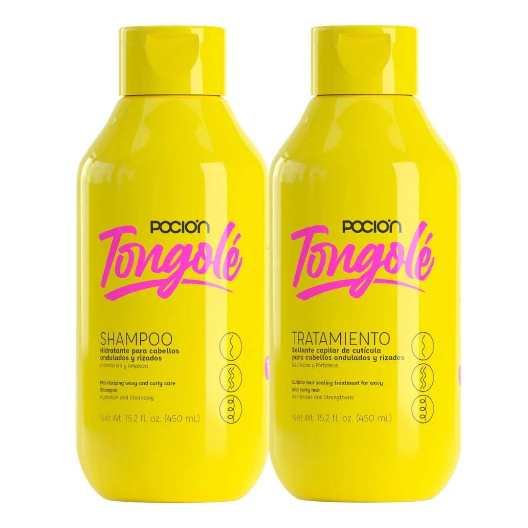 La Pocion Tongole Curl Shampoo & Strengthening Treatment - Define, Repair, and Grow - Beauty GloBeauty Glo